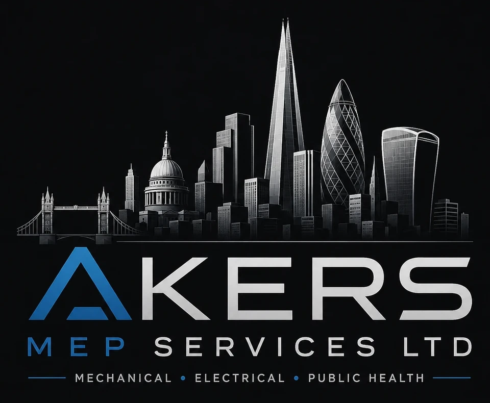 Akers MEP Services Ltd company logo with London skyline