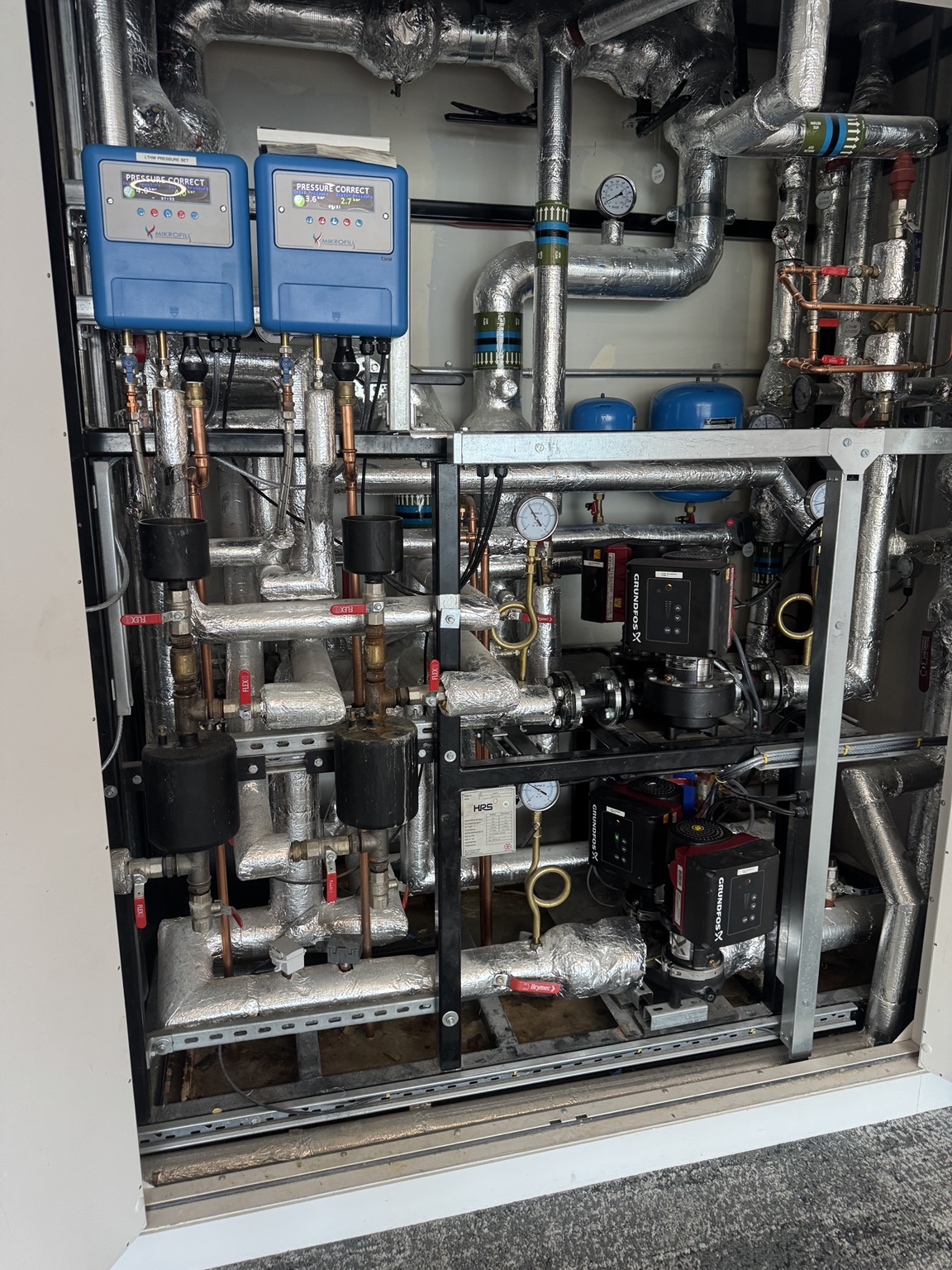 Mechanical plant and pressurisation equipment at 1 Great St Helen's